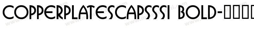 CopperplateSCapsSSi Bold字体转换